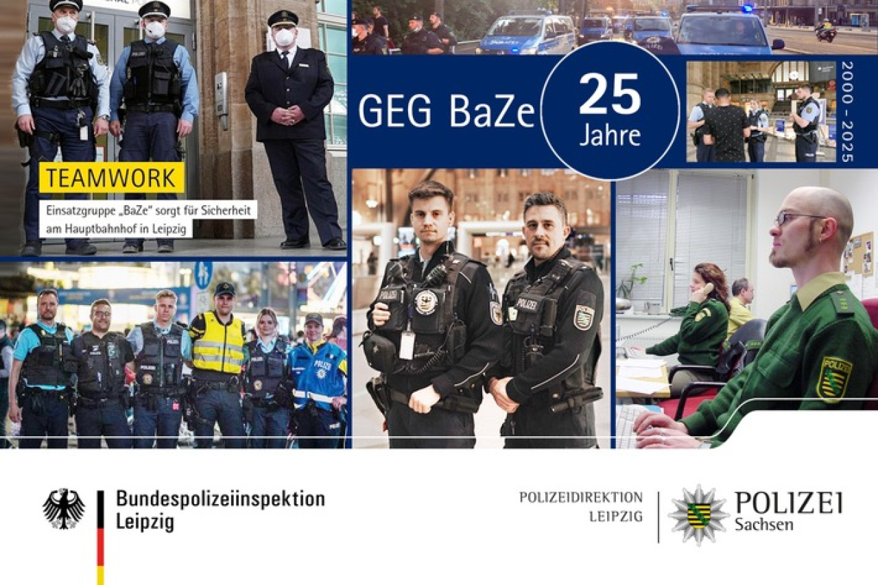 25 Jahre GEG BaZe: Sicherheit am Leipziger Hauptbahnhof gefeiert!